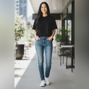 Yes Zee- 26- Italian Classic Denim Skinny Jeans for Women Slim Fit- P306